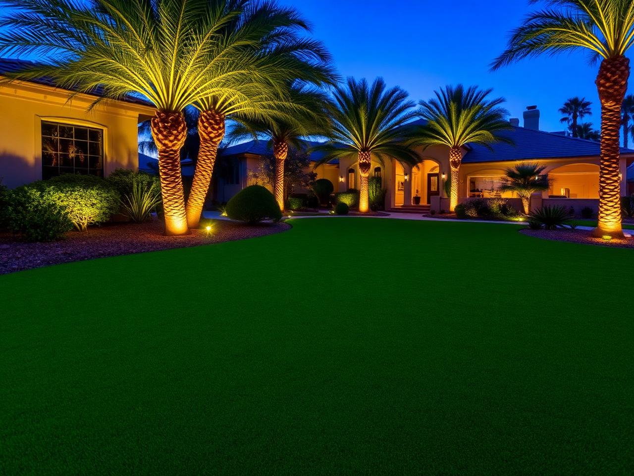 Evening Curb Appeal